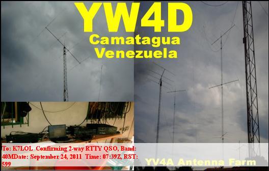 K7LOL ham radio QSL cards